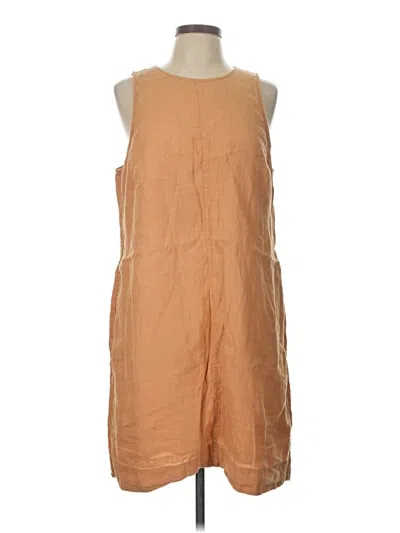 Pre-owned Jcrew Casual Dress In Brown