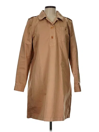 Pre-owned Jcrew Casual Dress In Brown