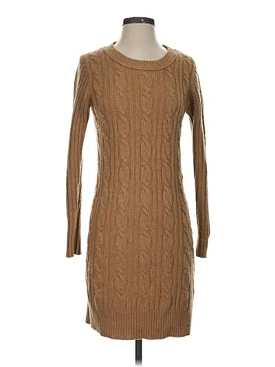 Pre-owned Jcrew Casual Dress In Brown