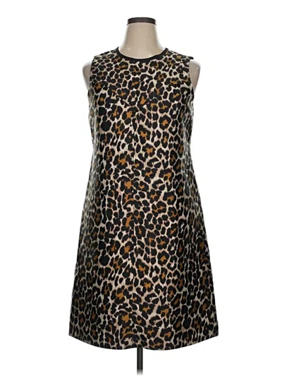 Pre-owned Jcrew Casual Dress In Brown