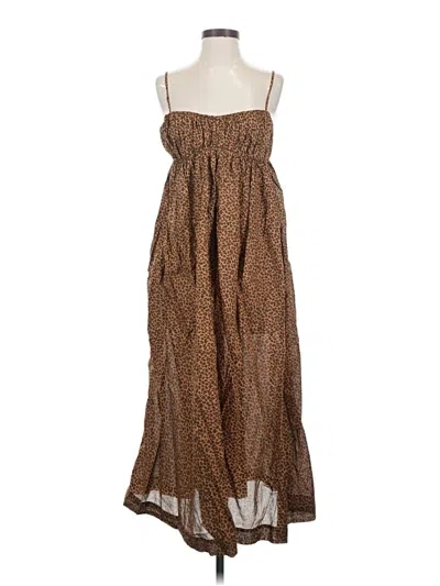 Pre-owned Jcrew Casual Dress In Brown