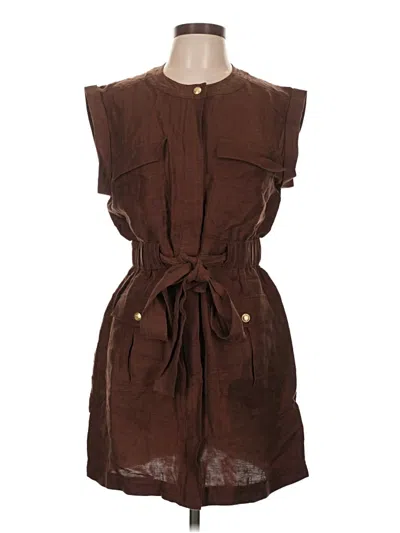 Pre-owned Jcrew Casual Dress In Brown