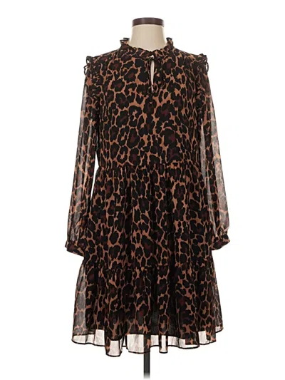 Pre-owned Jcrew Casual Dress In Brown