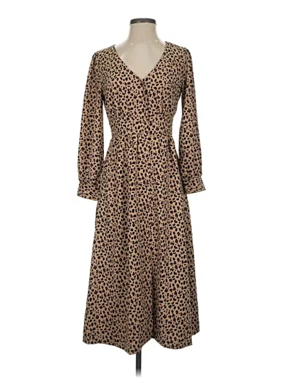Jcrew Casual Dress In Brown