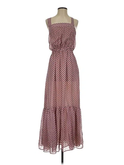 Pre-owned Jcrew Casual Dress In Burgundy
