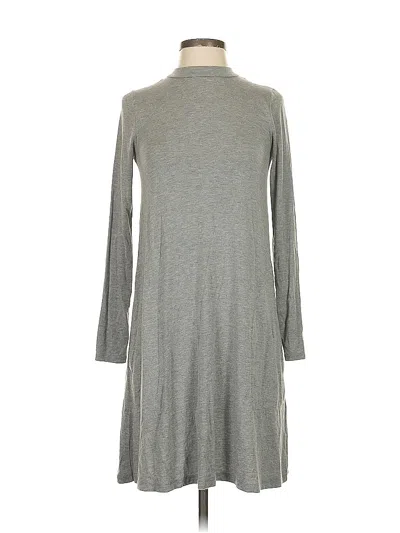 Pre-owned Jcrew Casual Dress In Gray