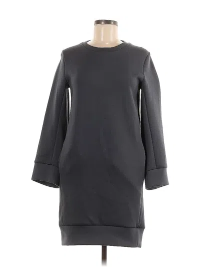 Pre-owned Jcrew Casual Dress In Gray