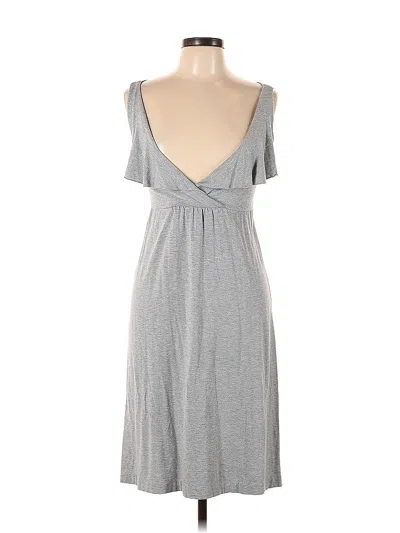 Pre-owned Jcrew Casual Dress In Gray