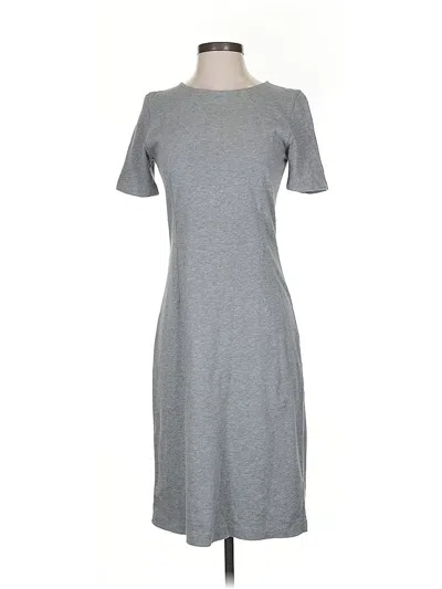 Pre-owned Jcrew Casual Dress In Gray