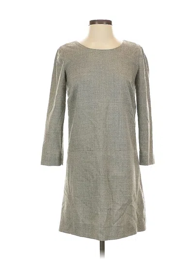 Pre-owned Jcrew Casual Dress In Gray