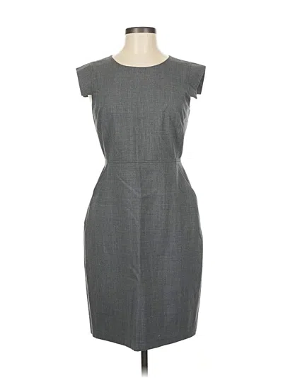 Pre-owned Jcrew Casual Dress In Gray