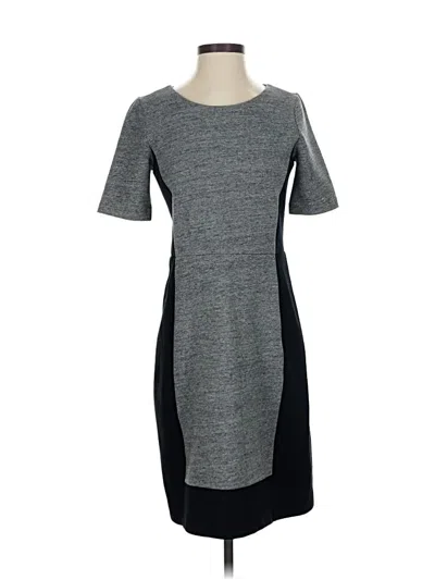Pre-owned Jcrew Casual Dress In Gray