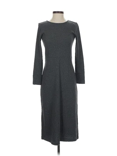 Pre-owned Jcrew Casual Dress In Gray
