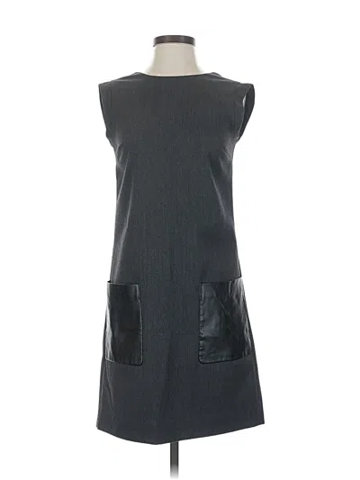 Pre-owned Jcrew Casual Dress In Gray
