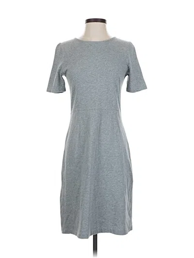 Pre-owned Jcrew Casual Dress In Gray