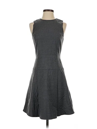 Pre-owned Jcrew Casual Dress In Gray
