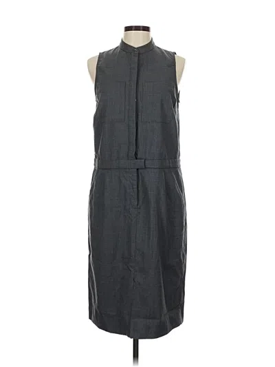 Pre-owned Jcrew Casual Dress In Gray