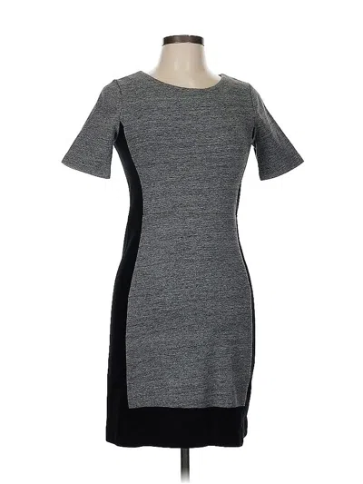 Pre-owned Jcrew Casual Dress In Gray