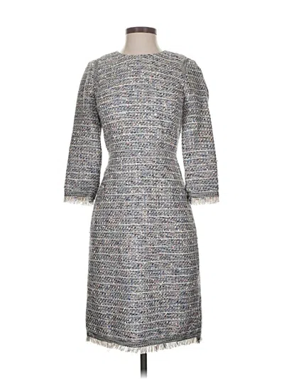 Pre-owned Jcrew Casual Dress In Gray