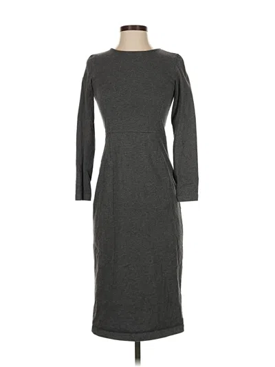 Pre-owned Jcrew Casual Dress In Gray