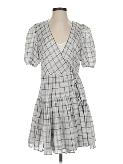 Pre-owned Jcrew Casual Dress In Gray