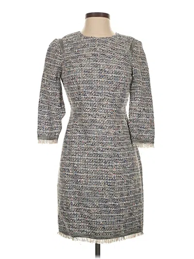Pre-owned Jcrew Casual Dress In Gray