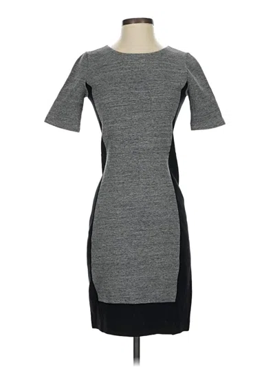 Pre-owned Jcrew Casual Dress In Gray