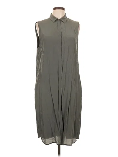 Pre-owned Jcrew Casual Dress In Gray