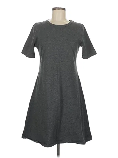 Pre-owned Jcrew Casual Dress In Gray