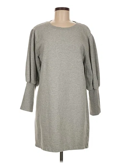 Pre-owned Jcrew Casual Dress In Gray