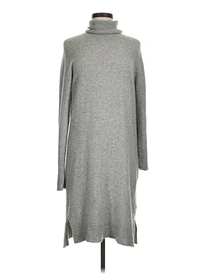 Pre-owned Jcrew Casual Dress In Gray
