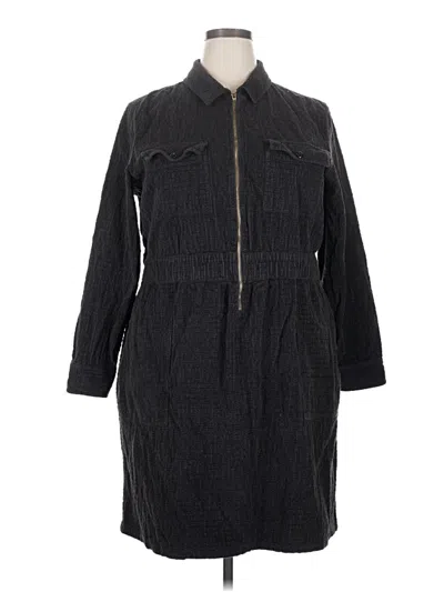 Pre-owned Jcrew Casual Dress In Gray