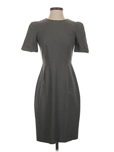 Pre-owned Jcrew Casual Dress In Gray