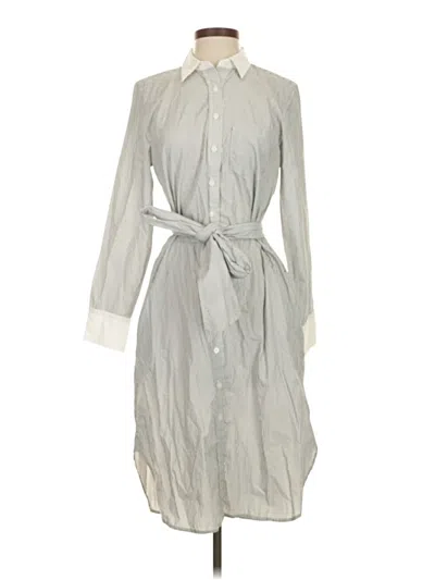 Pre-owned Jcrew Casual Dress In Gray