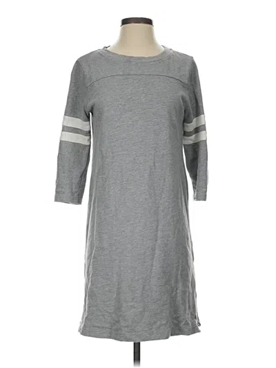 Pre-owned Jcrew Casual Dress In Gray
