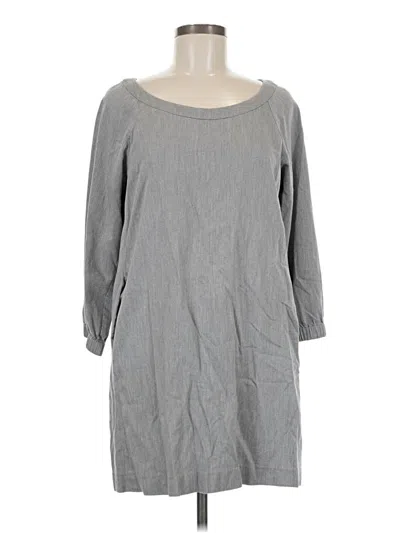 Pre-owned Jcrew Casual Dress In Gray
