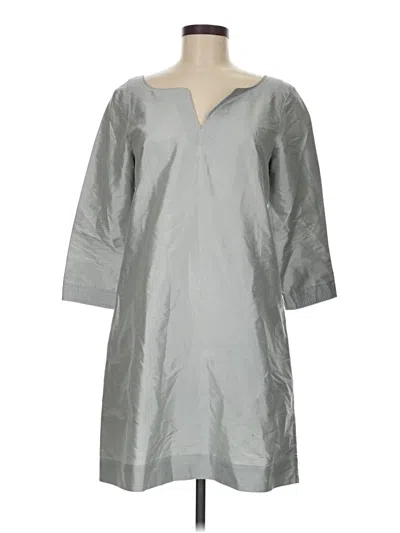 Pre-owned Jcrew Casual Dress In Gray