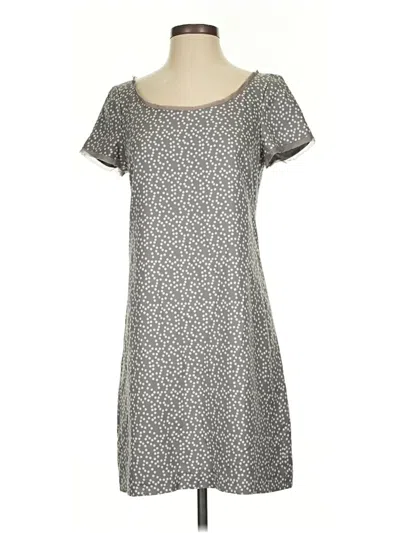 Pre-owned Jcrew Casual Dress In Gray