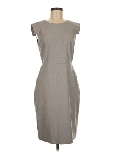 Pre-owned Jcrew Casual Dress In Gray