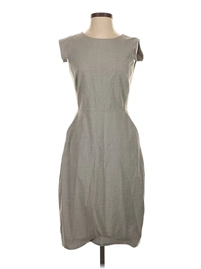 Pre-owned Jcrew Casual Dress In Gray