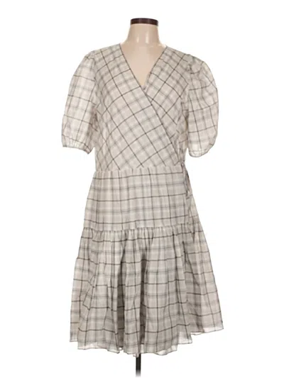 Pre-owned Jcrew Casual Dress In Gray