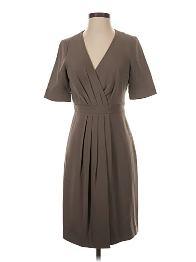 Pre-owned Jcrew Casual Dress In Gray