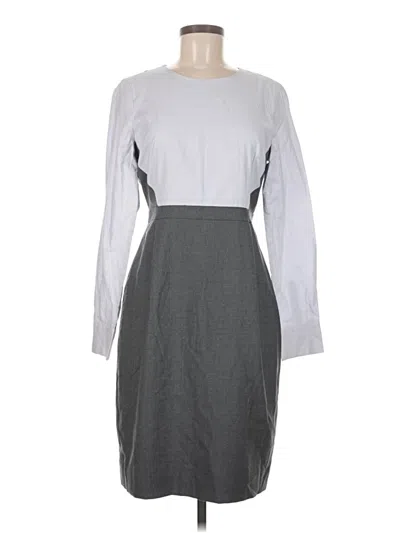 Pre-owned Jcrew Casual Dress In Gray