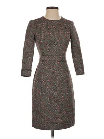 Pre-owned Jcrew Casual Dress In Gray