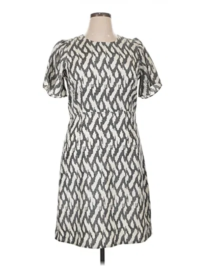 Pre-owned Jcrew Casual Dress In Gray