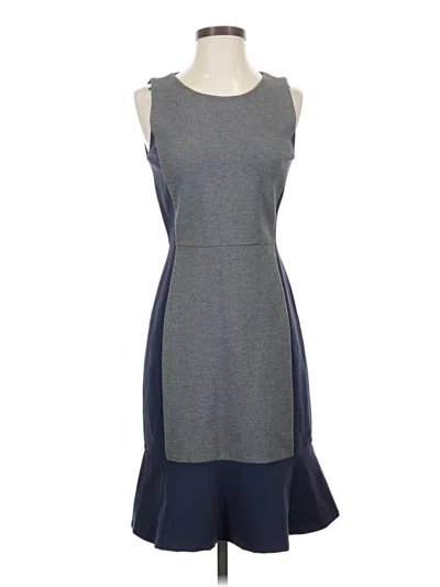 Pre-owned Jcrew Casual Dress In Gray