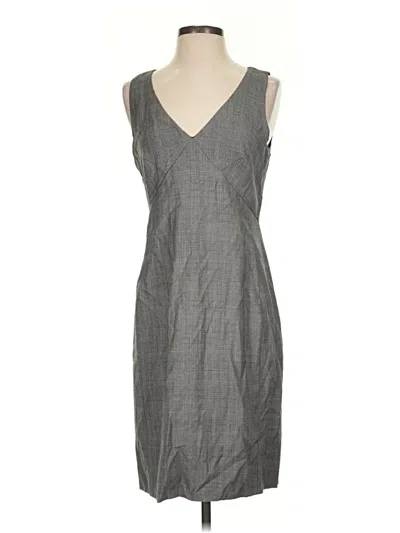 Pre-owned Jcrew Casual Dress In Gray