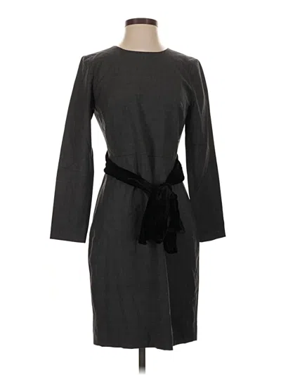 Pre-owned Jcrew Casual Dress In Gray