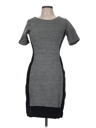 Pre-owned Jcrew Casual Dress In Gray
