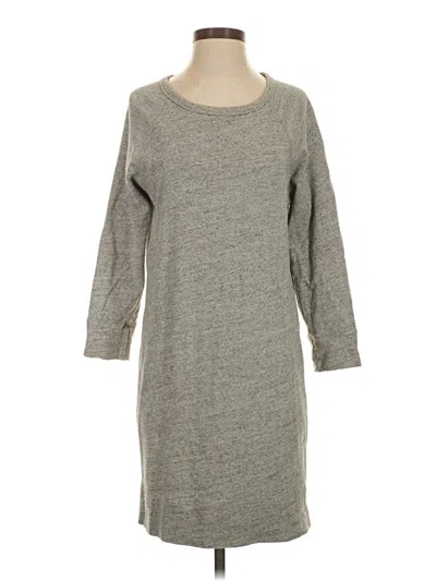 Pre-owned Jcrew Casual Dress In Gray